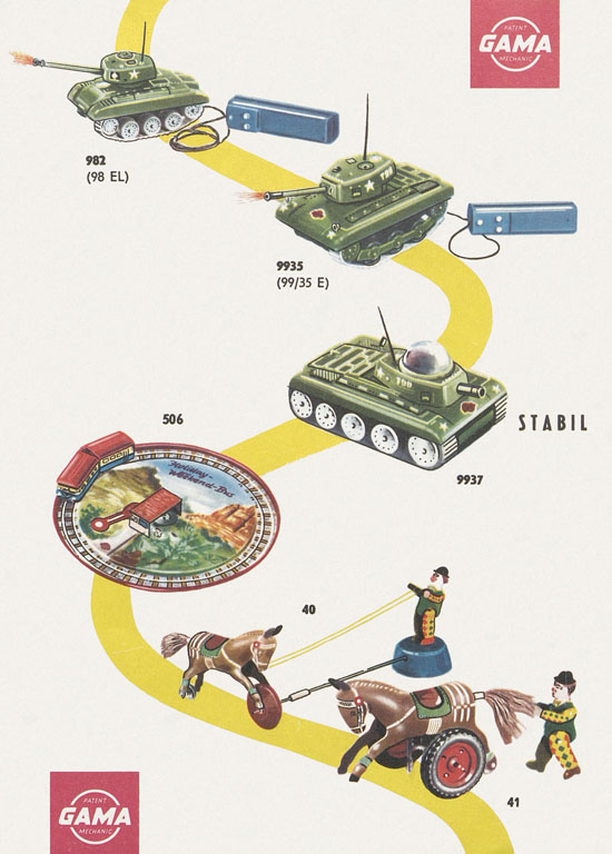 Gama Katalog Neuheiten 1958