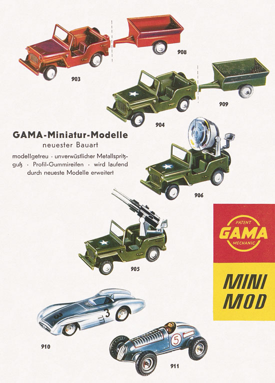 Seite 11 Gama Katalog Neuheiten 1959