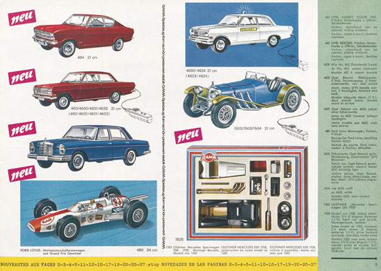 Seite 3 Gama Katalog 1966