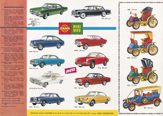 Seite 4 Gama Katalog 1966