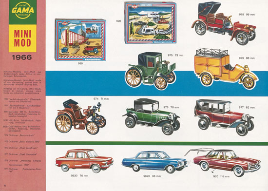 Seite 6 Gama Katalog 1966
