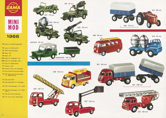 Gama Katalog 1966