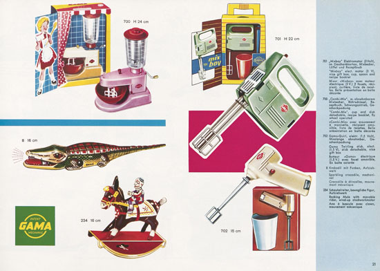 Seite 21 Gama Katalog 1966