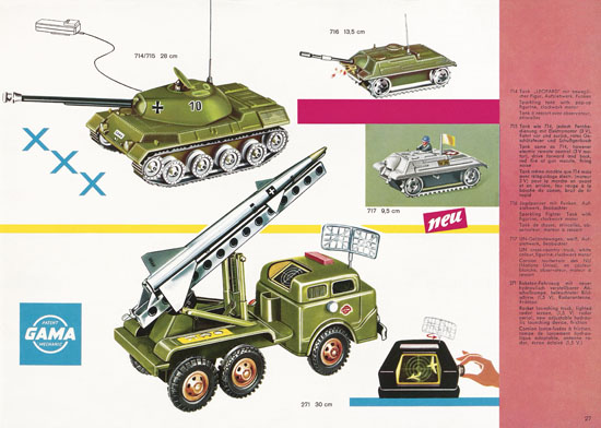 Seite 27 Gama Katalog 1966