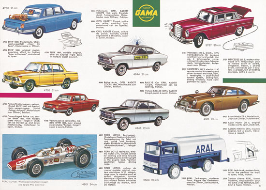 Seite 5 Gama Katalog 1967