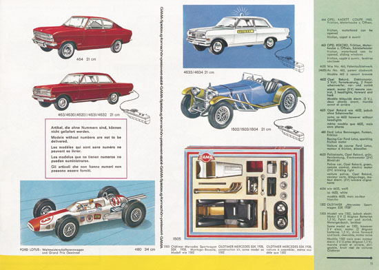 Seite 11 Gama Katalog 1967
