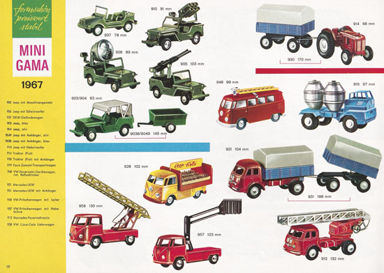 Seite 16 Gama Katalog 1967