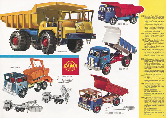 Seite 27 Gama Katalog 1967