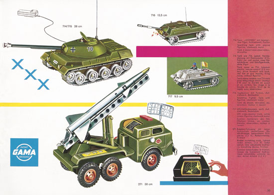 Seite 35 Gama Katalog 1967