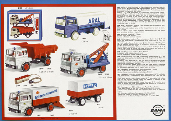 Seite 27 Gama Katalog 1968