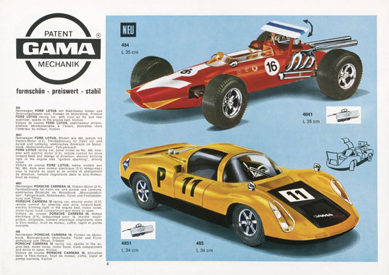 Seite 4 Gama Katalog 1969