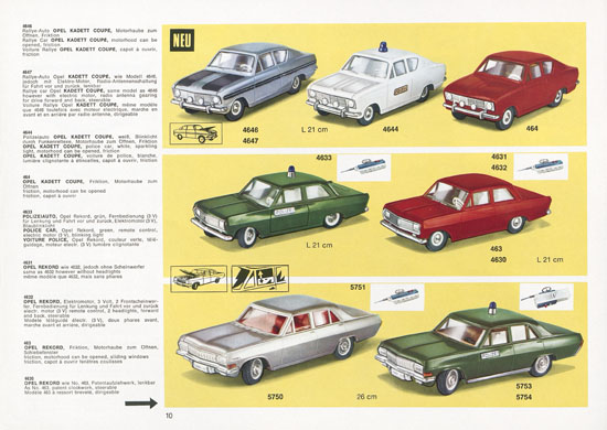 Seite 10 Gama Katalog 1969