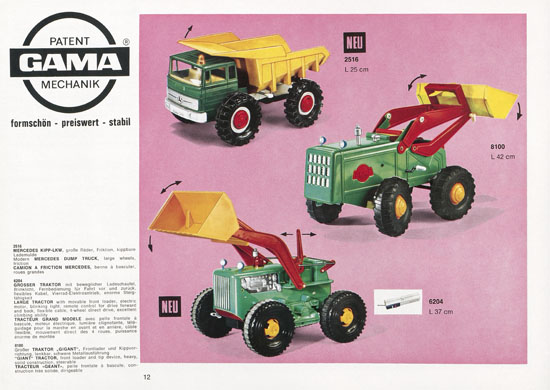 Seite 12 Gama Katalog 1969