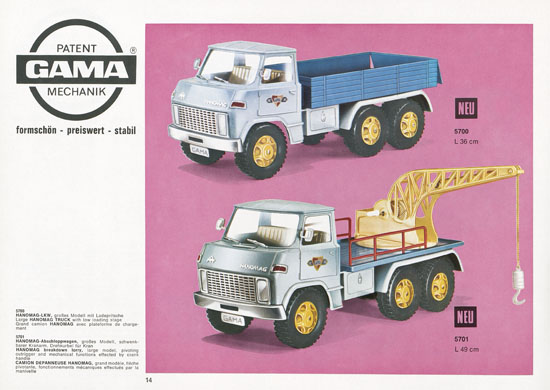 Seite 14 Gama Katalog 1969