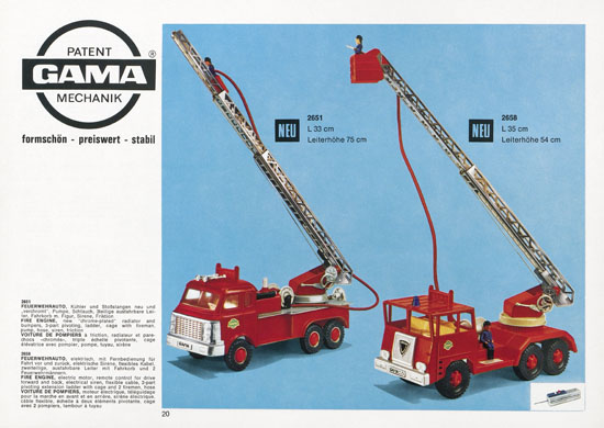 Seite 20 Gama Katalog 1969