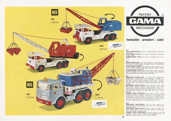 Seite 25 Gama Katalog 1969