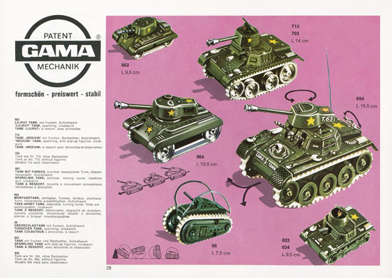 Seite 28 Gama Katalog 1969