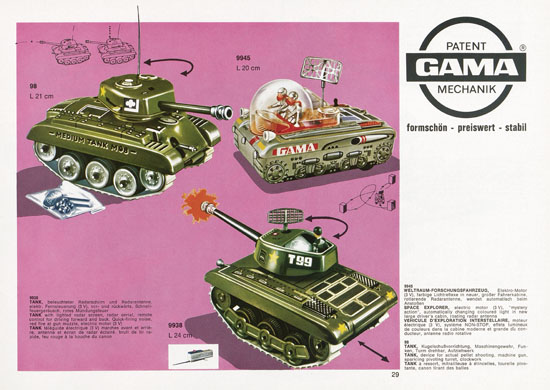 Seite 29 Gama Katalog 1969