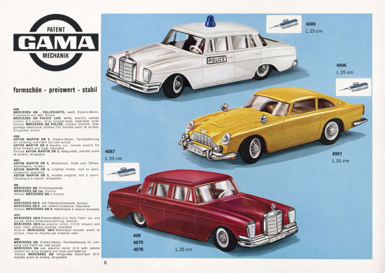 Seite 8 Gama Katalog 1970