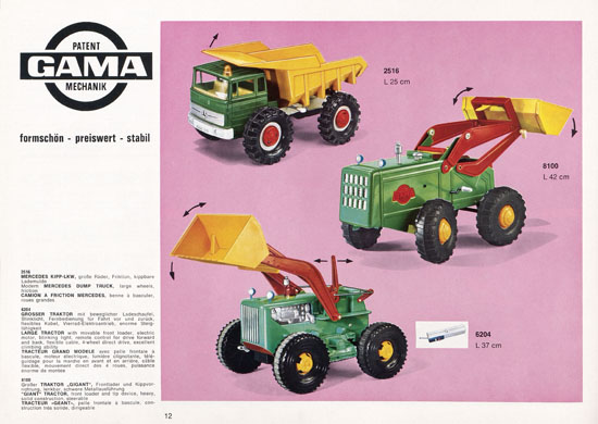 Seite 12 Gama Katalog 1970