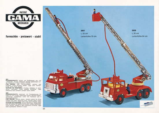 Seite 20 Gama Katalog 1970
