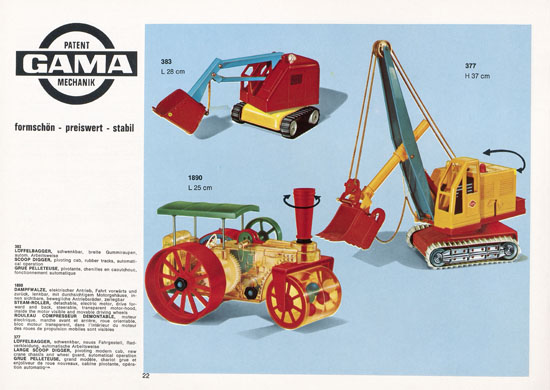 Seite 22 Gama Katalog 1970