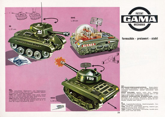Seite 29 Gama Katalog 1970