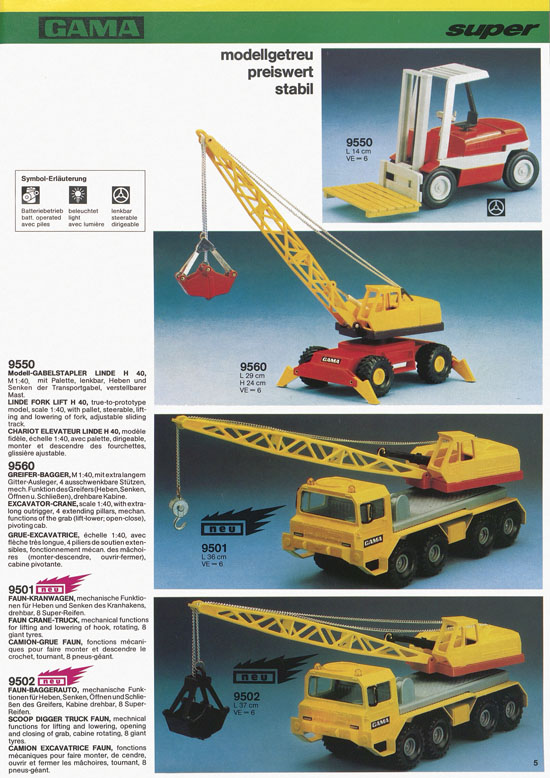 Seite 5 Gama Katalog 1978