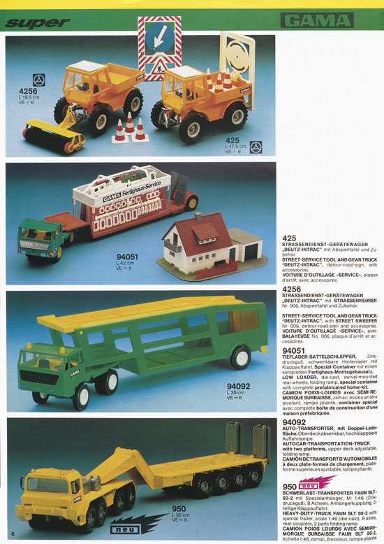 Seite 6 Gama Katalog 1978