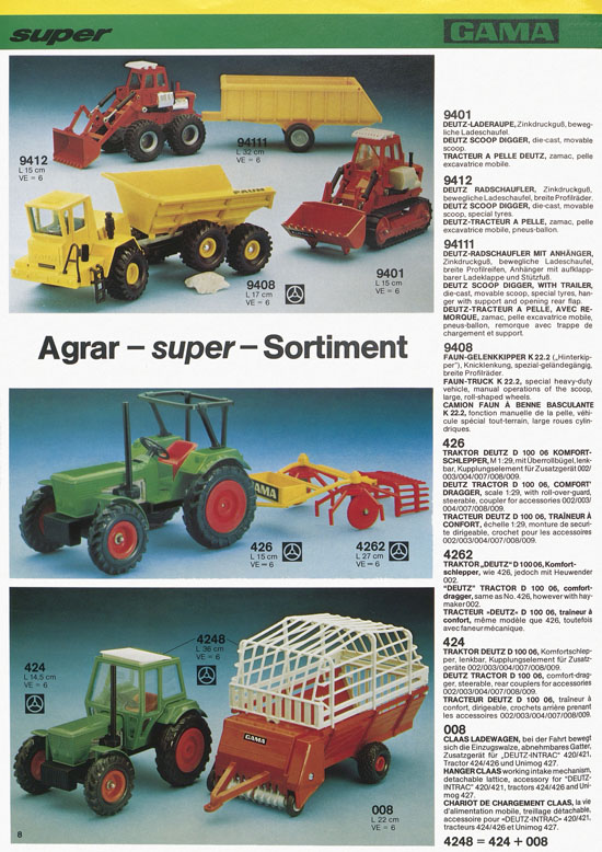 Seite 8 Gama Katalog 1978