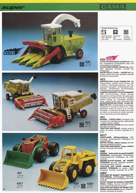 Seite 10 Gama Katalog 1978