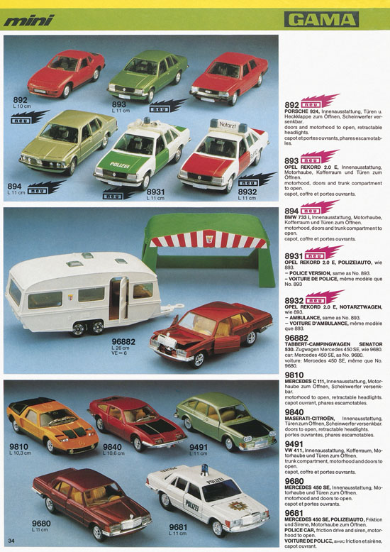 Seite 34 Gama Katalog 1978