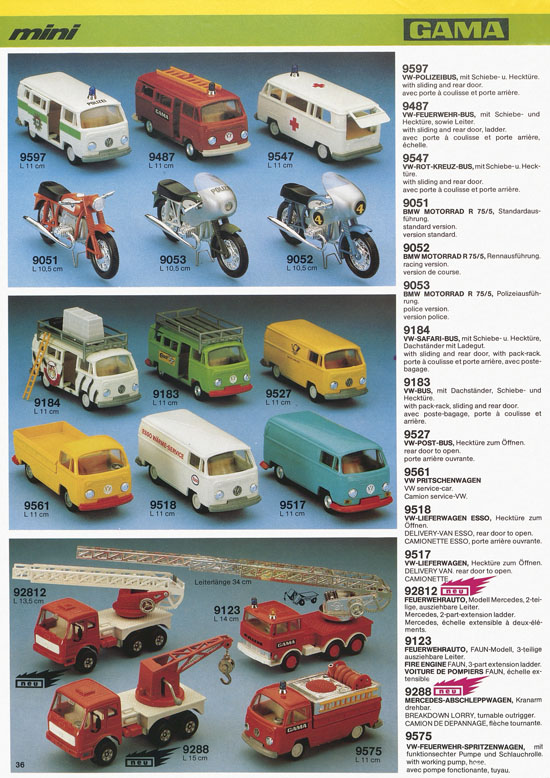 Seite 36 Gama Katalog 1978