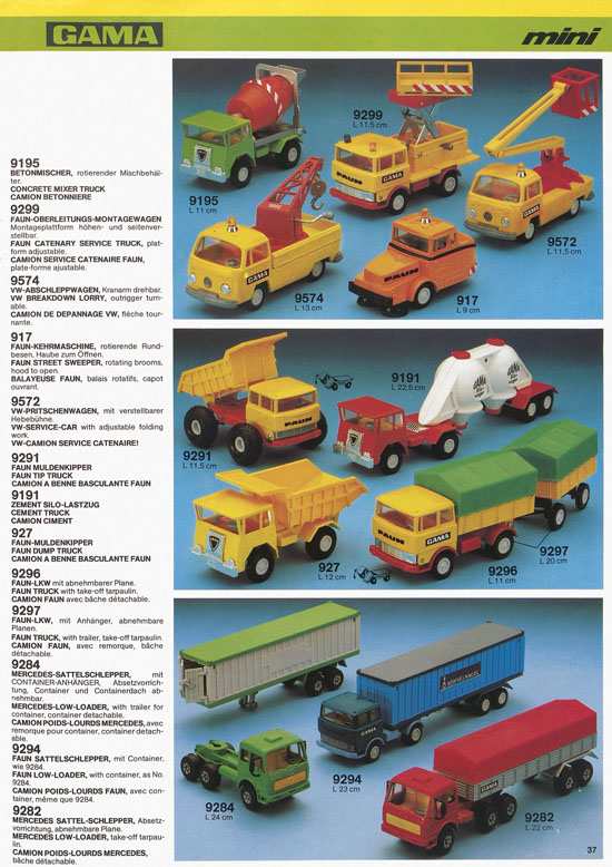 Seite 37 Gama Katalog 1978