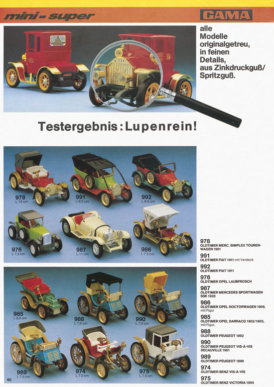Seite 40 Gama Katalog 1978