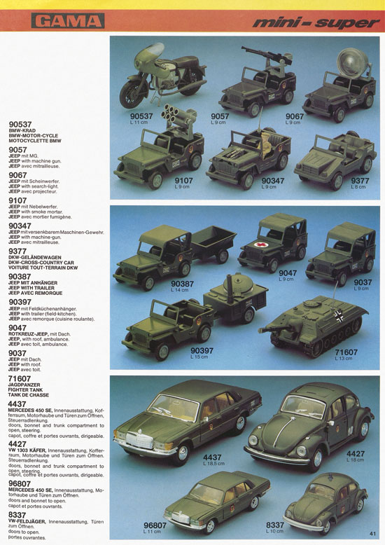 Seite 41 Gama Katalog 1978