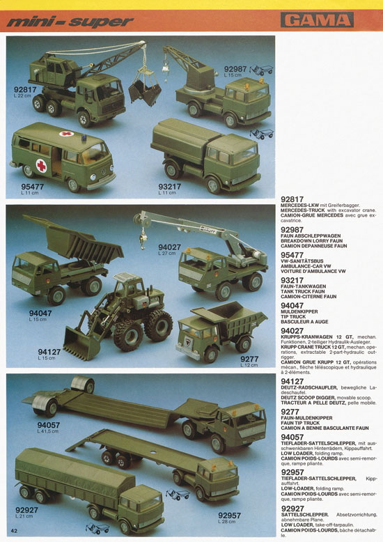 Seite 42 Gama Katalog 1978