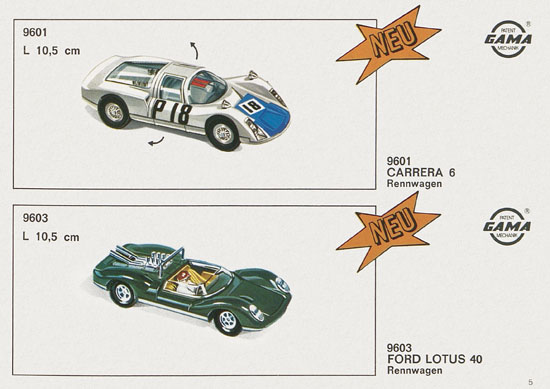 Mini Gama Katalog 1968