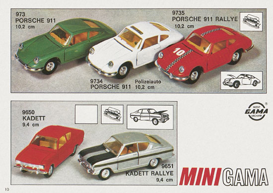 Mini Gama Katalog 1968