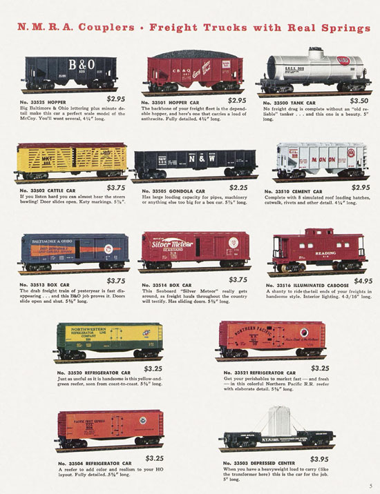 Seite 5 Gilbert H0 Katalog 1957