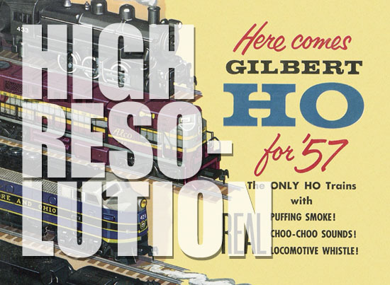 Gilbert H0 Katalog 1957