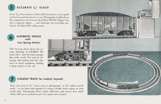 Gilbert H0 Trains 1955