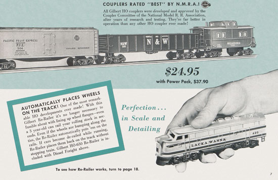 Gilbert H0 Trains 1955