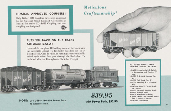 Seite 9 Gilbert H0 Trains 1955