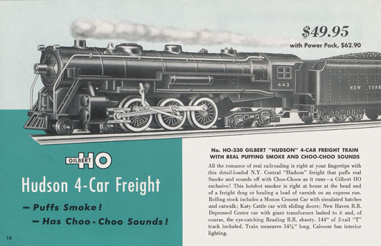 Seite 10 Gilbert H0 Trains 1955