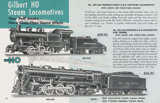 Gilbert H0 Trains 1955