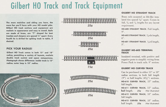 Seite 16 Gilbert H0 Trains 1955