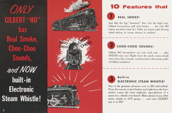 Seite 2 Gilbert H0 Trains 1956