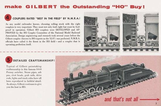 Gilbert H0 Trains 1956