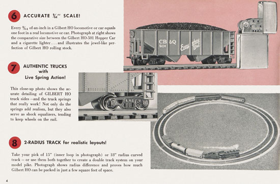 Gilbert H0 Trains 1956